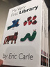 My Very First Library 英文原版 我的第一個(gè)圖書(shū)館4冊 Eric Carle艾瑞卡爾爺爺啟蒙紙板書(shū) 英語(yǔ)啟蒙認知繪本 0-6歲 搭小貓克里歐 今天是星期一 曬單實(shí)拍圖