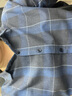 JEEP SPIRIT2025秋季新款格子長(cháng)袖襯衫男免燙襯衣韓版商務(wù)休閑男裝打底衫上衣 藍色 M 曬單實(shí)拍圖