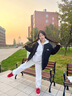 莫代爾棒球服外套女2025春秋季新款寬松時尚潮流百搭韓版飛行夾克上衣 黑色 M 85-100斤 曬單實(shí)拍圖