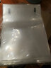 得力（deli）A4按扣學(xué)生桌面透明文件袋 試卷收納 學(xué)科分類(lèi) 防水防塵學(xué)科袋放書(shū)袋資料收納 透明白10個(gè)-光面加厚 5505 曬單實(shí)拍圖