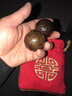 沉香木手玩核桃健身手球按摩球手盤球手轉(zhuǎn)球練把玩老人手握球 沉香木:核桃手球(一對手球) 曬單實(shí)拍圖