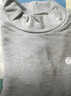 junejunior兒童保暖內(nèi)衣套裝圓領(lǐng)春秋季蠶絲羊毛秋衣秋褲打底居家睡衣 銀月灰 120 （圓領(lǐng)） 曬單實(shí)拍圖
