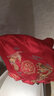 永相惜（Yongxiangxi）秀禾服紅蓋頭新娘紅頭巾新娘結(jié)婚用品紅色頭紗紅蓋頭古裝秀禾配飾 龍鳳祥云85*85 曬單實(shí)拍圖