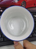萊啊陶瓷杯子帶蓋馬克杯復古水杯創(chuàng  )意大容量懷舊仿搪瓷老式泡茶咖啡杯 為人民服務(wù)紅字 400ml 曬單實(shí)拍圖