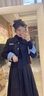 丹珠娜（DanZhuNa）早秋西裝連衣裙2024年秋季新款女裝職業(yè)小香學(xué)院風(fēng)長(zhǎng)裙子女兩件裝 黑色上衣+裙子 S 曬單實(shí)拍圖