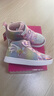 芭比童鞋女童跑步鞋冬款加絨公主風(fēng)女孩高幫板鞋運動(dòng)鞋DA5220粉色30碼 曬單實(shí)拍圖