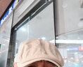OIUO春夏文藝復古報童帽男女休閑貝雷帽古著(zhù)前進(jìn)帽百搭八角帽畫(huà)家帽子 八角帽卡其色 可調節（54-60cm） 曬單實(shí)拍圖