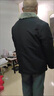 羅蒙派克服男仿貂皮大衣整貂內膽皮毛一體尼克服外套中老年短款皮草大 黑色外套 卡其色貂絨 M 100斤以下 曬單實(shí)拍圖