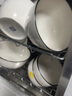 景航碗碟套裝陶瓷器餐具家用碗筷廚具碗具菜盤碟子吃飯盤子情侶套餐 方形18件面碗（4碗4盤4勺4筷2面碗） 曬單實拍圖