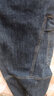 后琤重磅工裝牛仔褲男寬松休閑束腳褲男士多口袋哈倫褲男生春季褲子 藍色常規款 3XL（180-200斤） 曬單實(shí)拍圖