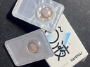 米歐米（MIOMI）月拋美瞳中大直徑自然混血彩色隱形眼鏡2片裝 【奶油椰椰14·5】月拋2片裝 0度 曬單實(shí)拍圖