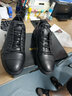 洛克華菲（Rock Fairwhale）男鞋真皮小白鞋男百搭潮流休閑鞋男大碼新款男士板鞋歐洲站軟皮鞋 黑色 41 曬單實(shí)拍圖