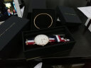 丹尼尔惠灵顿（DanielWellington）DW女表28mm欧美简约白盘石英腕表生日礼物DW00100219+小手镯 实拍图