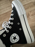 匡威（Converse）CONVERSE匡威 All Star Lift女鞋經(jīng)典厚底鞋高幫帆布鞋增高小個(gè)子 560845C 黑 37 /6.5 曬單實(shí)拍圖