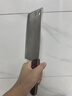 鐵匠世家 手工鍛打菜刀家用切片刀不銹鋼切菜刀鋒利廚房刀具云舒款 曬單實(shí)拍圖