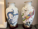 伯莎丹頓（BERTHA DENTON） 景德鎮陶瓷器創(chuàng  )意描金龍鳳花瓶擺件中式客廳電視柜博古架裝飾插 百鳥(niǎo)朝鳳花瓶+禮盒裝 曬單實(shí)拍圖