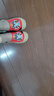 開(kāi)妮特拖鞋女夏季居家繡花大頭鞋手工布鞋刺繡亞麻草編棉麻家居涼拖鞋 紅色 40 曬單實(shí)拍圖