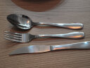 双枪（Suncha）不锈钢牛排刀叉勺西餐餐具加厚加长餐刀勺子叉子三件套刀组合装  晒单实拍图