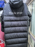 KOLON SPORT/可隆長款羽絨服 男女同款戶外休閑防風(fēng)防潑水連帽重量鵝絨服 LUDJ4WNT02-BK 黑色 2XL 185/104A 曬單實(shí)拍圖