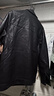 皮爾卡丹（pierre cardin）冬季加絨加厚皮衣男士韓版潮流機(jī)車毛領(lǐng)皮夾克青年翻領(lǐng)冬裝外套男 黑色 2XL 曬單實拍圖