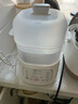 蘇泊爾（SUPOR）寶寶隔水電燉盅小電飯鍋bb煲煮粥輔食專(zhuān)用嬰兒童蒸鍋多功能 上鮮蒸下柔燉 800ml 曬單實(shí)拍圖