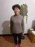 恒源祥高端羊絨衫女100%純山羊絨秋冬半高領(lǐng)毛衣寬松厚實(shí)內搭打底衫顯瘦 咖色 3XL【適合體重145-160斤】 曬單實(shí)拍圖