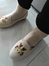 reemoor睿慕刺繡豆豆鞋2025秋冬款圓頭軟底奶奶鞋新中式平底鞋女 已售 0 杏色 39 曬單實拍圖