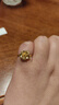 寶慶銀樓黃金戒指999足金花朵金戒指女送女友媽媽節日求婚戒指生日禮物 16圈口-約1.1g 曬單實(shí)拍圖
