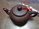 洛湘 宜興紫砂壺純手工大容量泡茶壺名師制作原礦紫泥紫砂壺高端禮品 紫泥祥龍?jiān)萍鐗? 約320ml 曬單實(shí)拍圖