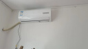 海尔空调挂机1.5匹壁挂式1P单冷空调大一匹家用卧室节能 定/变频空调以旧换新 大1匹 五级能效 单冷独立除湿 实拍图
