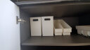 久梨沙 落地置物架厨房调味瓶碗碟架杂物手拉式塑料收纳盒桌面文件盒 厨房收纳筐（斜款） 实拍图