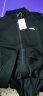 安踏（ANTA）外套男装春季新款运动上衣休闲单夹克保暖男士风衣冬季运动服装男 7701基础黑 XL 实拍图