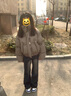 乖米豆pu外套棉服女小個(gè)子短款加厚美拉德復古面包服棉衣2025年新款 卡其色 M 曬單實(shí)拍圖