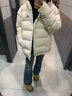阿迪達(dá)斯 （adidas）女運(yùn)動(dòng)服時(shí)尚休閑舒適透氣連帽防風(fēng)保暖羽絨服H14171 L 曬單實(shí)拍圖