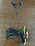 声丽（SENICC） MX-112耳塞式耳机线控带麦克风双插头台式机笔记本电脑耳机耳麦办公家用音乐学习耳机2米长线 黑色双插头耳机MX-112 实拍图