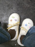 渝鼎福防水棉拖鞋女2025新款家居室內秋冬季厚底防滑外穿包跟毛絨拖鞋女 米色【水晶熊10顆】 40-41 【適合39-40碼】 曬單實(shí)拍圖