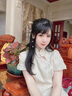 締晶925銀和田玉發(fā)簪古風(fēng)簪子發(fā)釵七夕情人節(jié)生日禮物送女朋友實(shí)用 相思紅豆和田玉銀發(fā)簪F482-禮盒 曬單實(shí)拍圖