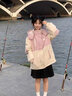 與欣羽棉襖絨服女外套秋冬款女生棉服女裝學(xué)生棉衣棉服女連帽面包服 圖片色 均碼 曬單實(shí)拍圖