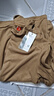啄木鳥(niǎo)(特價(jià)促銷(xiāo)】長(cháng)袖t恤男士裝秋冬季加絨半高領(lǐng)衛衣打底衫內搭上衣服 卡其色 L 曬單實(shí)拍圖