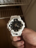 卡西歐(CASIO)男表G-SHOCK防水多功能潮流運動(dòng)大表盤(pán)男表 白武士GA-700-7A 曬單實(shí)拍圖