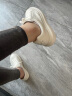 百思图（BASTO）24春商场新款牛皮一脚蹬休闲小白鞋厚底女运动板鞋ZWZA3AM4 白色 38 晒单实拍图