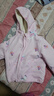 戴維貝拉（DAVE＆BELLA）兒童連帽外套女童長(zhǎng)袖上衣保暖女寶寶衣服冬裝新款小童外衣 粉色【現(xiàn)貨】 100 cm（建議身高90-100cm） 曬單實(shí)拍圖
