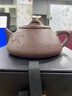 百年利永宜興紫砂壺純手工原礦紫泥凍雪子冶石瓢壺功夫茶具泡茶壺185cc 紫泥刻繪 185ml 凍雪子冶 曬單實(shí)拍圖