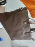 格比森 商务公文包男士单肩包软皮斜挎包大容量手提包可装14吋电脑包 棕色经典 实拍图