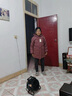 情羅蘭媽媽裝冬裝棉衣中老年裝羽絨棉服中長(cháng)款加絨加厚棉襖外套50歲衣服 紅色 加絨 2XL 【建議100-115斤】 曬單實(shí)拍圖