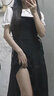鏡莎學(xué)院風(fēng)連衣裙夏天女2024年夏季新款法式氣質(zhì)不規則收腰顯瘦中長(cháng)裙 上衣+背帶裙 均碼（可備注碼數） 曬單實(shí)拍圖