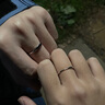 mini&yaya【免費(fèi)刻字】莫比烏斯環(huán)系列情侶戒指一對(duì)男女對(duì)戒生日禮物送女友 【品牌禮盒+刻字/賀卡】莫比對(duì)戒 曬單實(shí)拍圖
