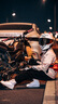 Alpinestars a星女士摩托車騎行手套春夏皮手套賽車機(jī)車女款長手套SP-8 V3 黑白色 S 曬單實(shí)拍圖