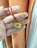 中國黃金（CHINA GOLD）長命鎖黃金項鏈足金平安鎖吊墜高級感生日禮物送新生嬰兒見面禮 足金小福鎖項鏈-兒童款 曬單實拍圖