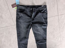 襯衫老羅[出行八號]拜年加絨牛仔褲熱熔巖保暖直筒褲休閑褲長(cháng)褲249X0W801N 牛仔灰 36 /102 高176-180重181-190斤 曬單實(shí)拍圖